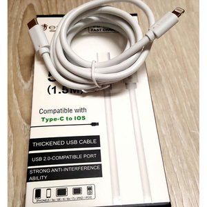 Fast iPhone Type C PD Cable New in Box